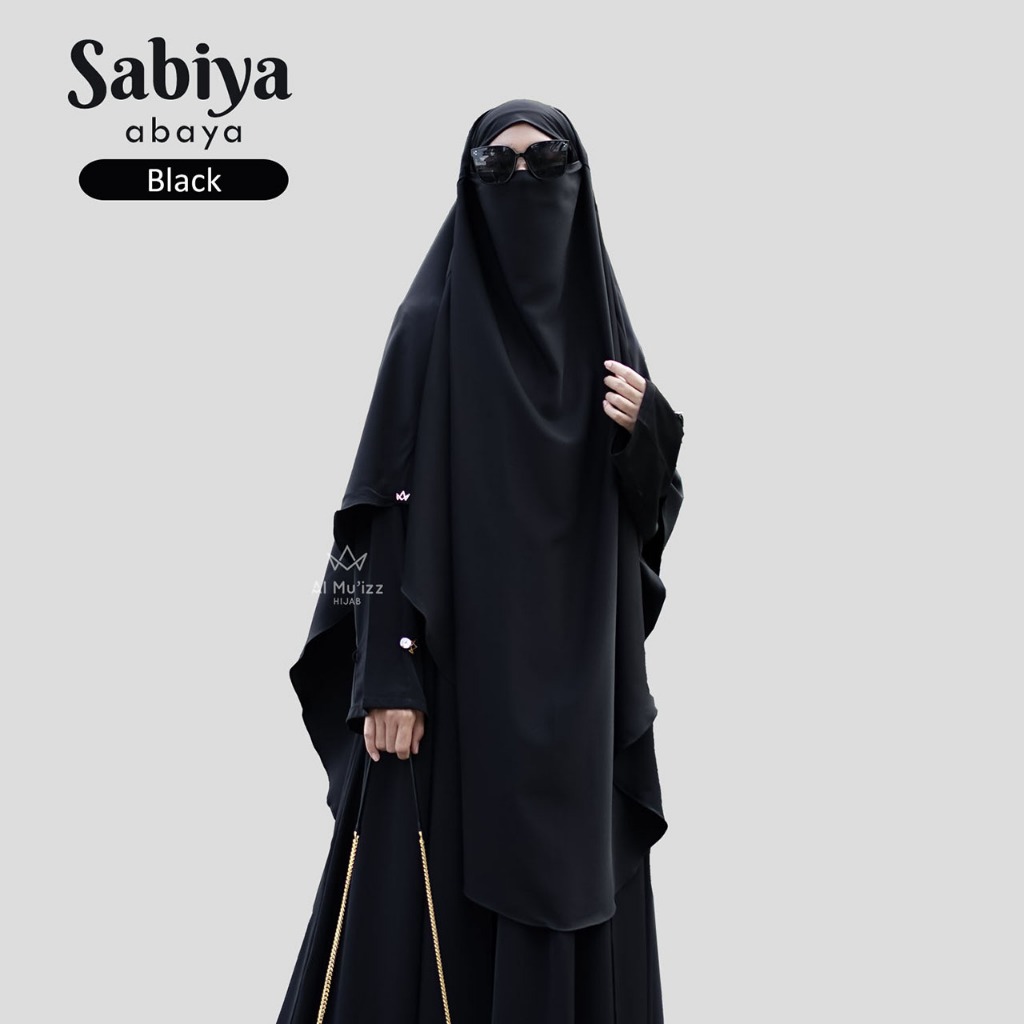 Hijab Almuizz - Sabiya French Khimar Nonped Hijab Instan Syari