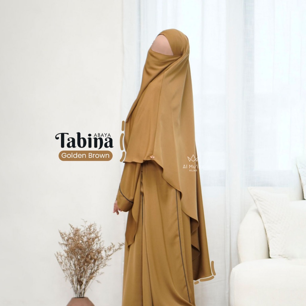 Hijab Almuizz - Tabina French Khimar Nonped Hijab Instan Syari