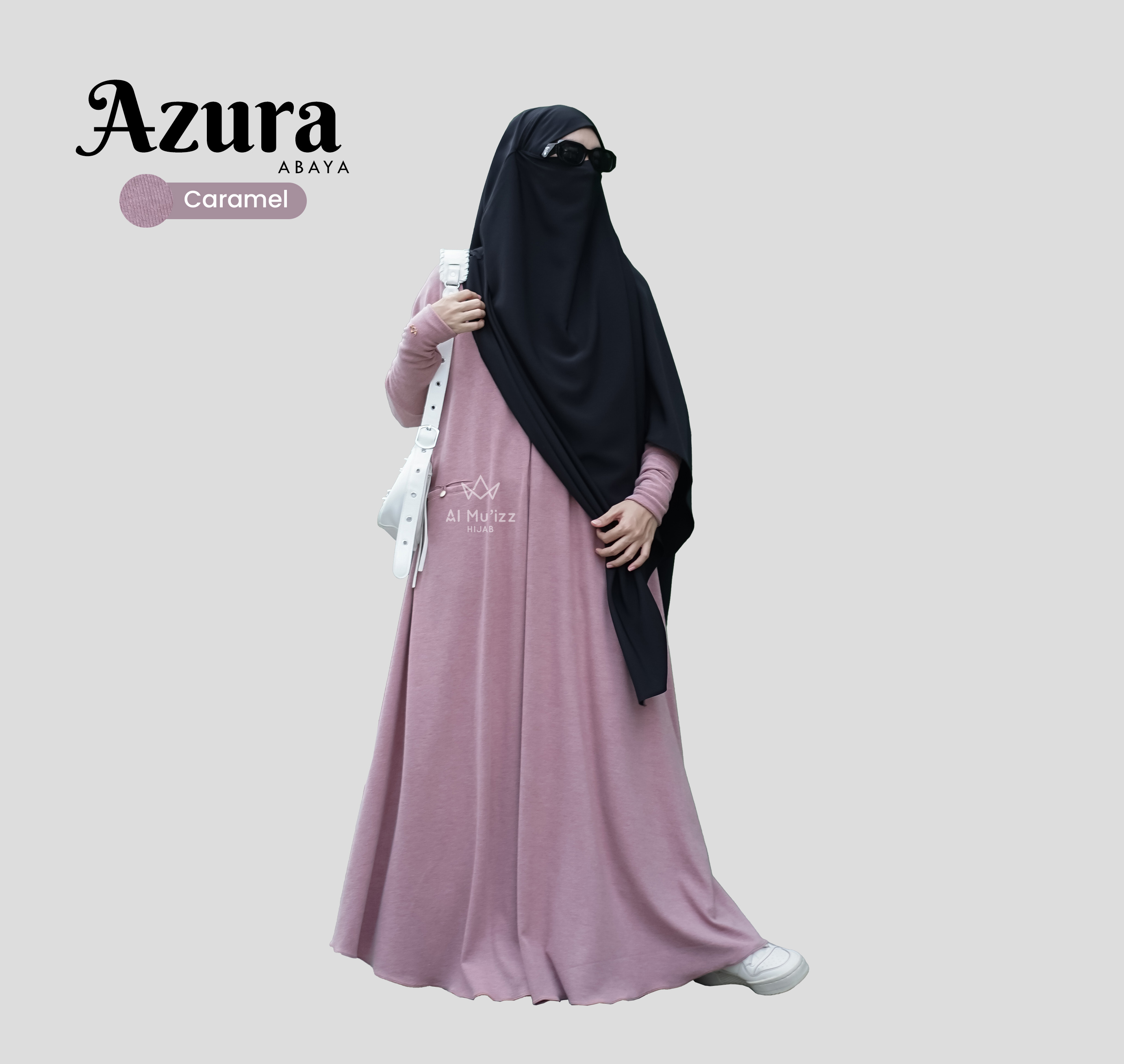Hijab Almuizz - Azura Abaya knit Casual (Abaya Only)