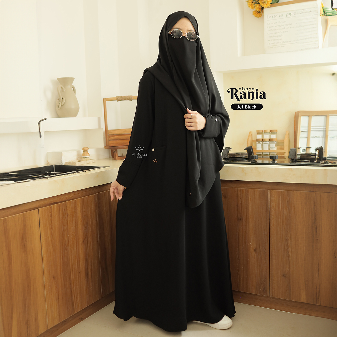 Rania Abaya Dress Gamis Anti UV UPF 50 ++ Certified Lebaran 2026 (Abaya Only)