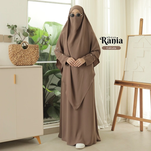 Rania Abaya Dress Gamis Anti UV UPF 50 ++ Certified Lebaran 2026 (Abaya Only)