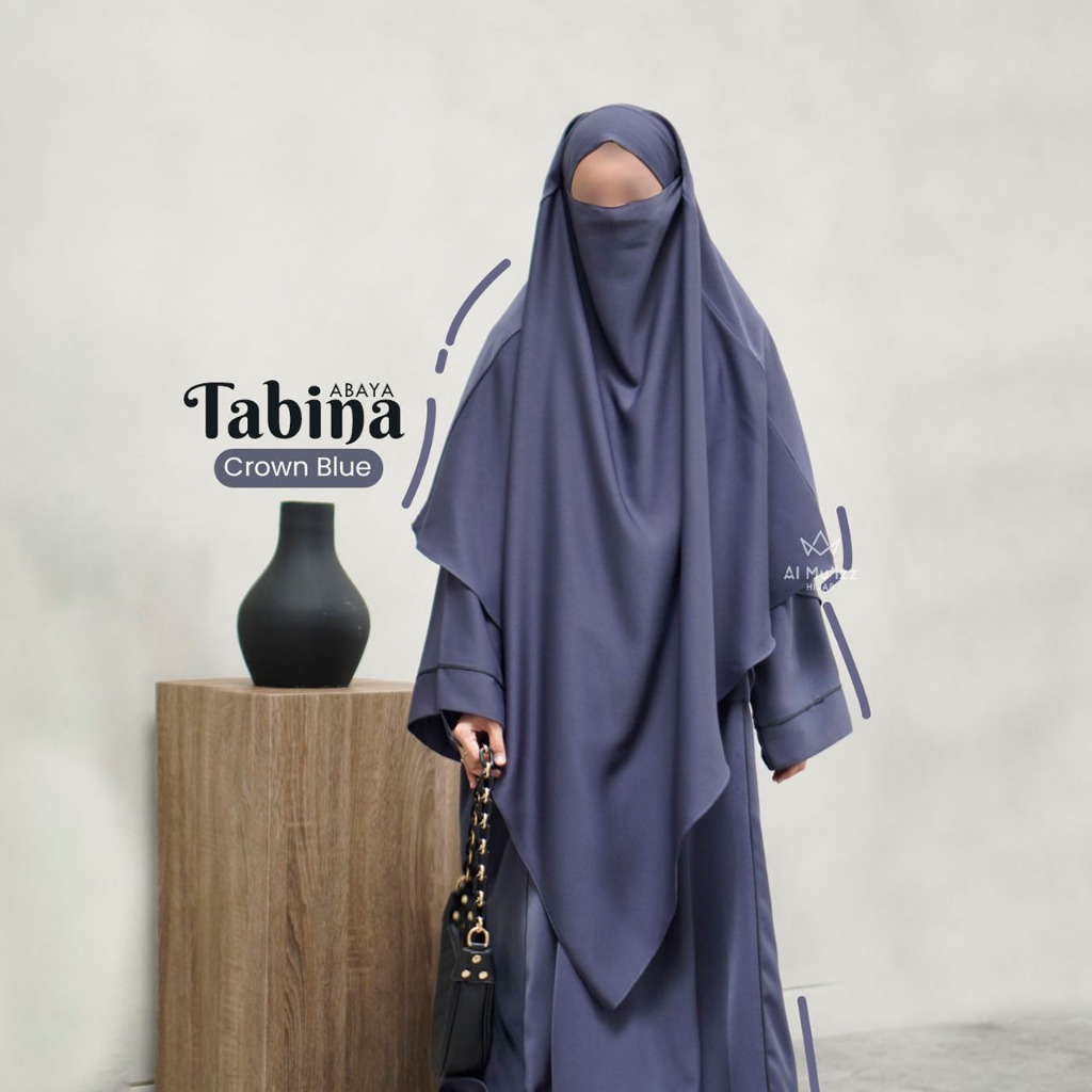 Hijab Almuizz - Tabina French Khimar Nonped Hijab Instan Syari