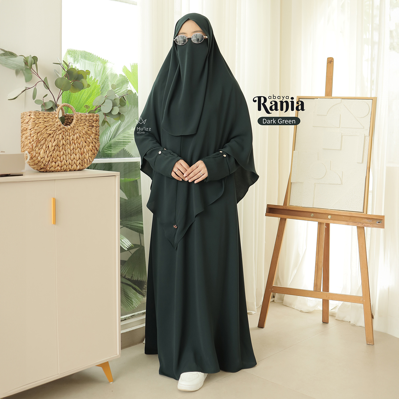 Rania Abaya Dress Gamis Anti UV UPF 50 ++ Certified Lebaran 2026 (Abaya Only)