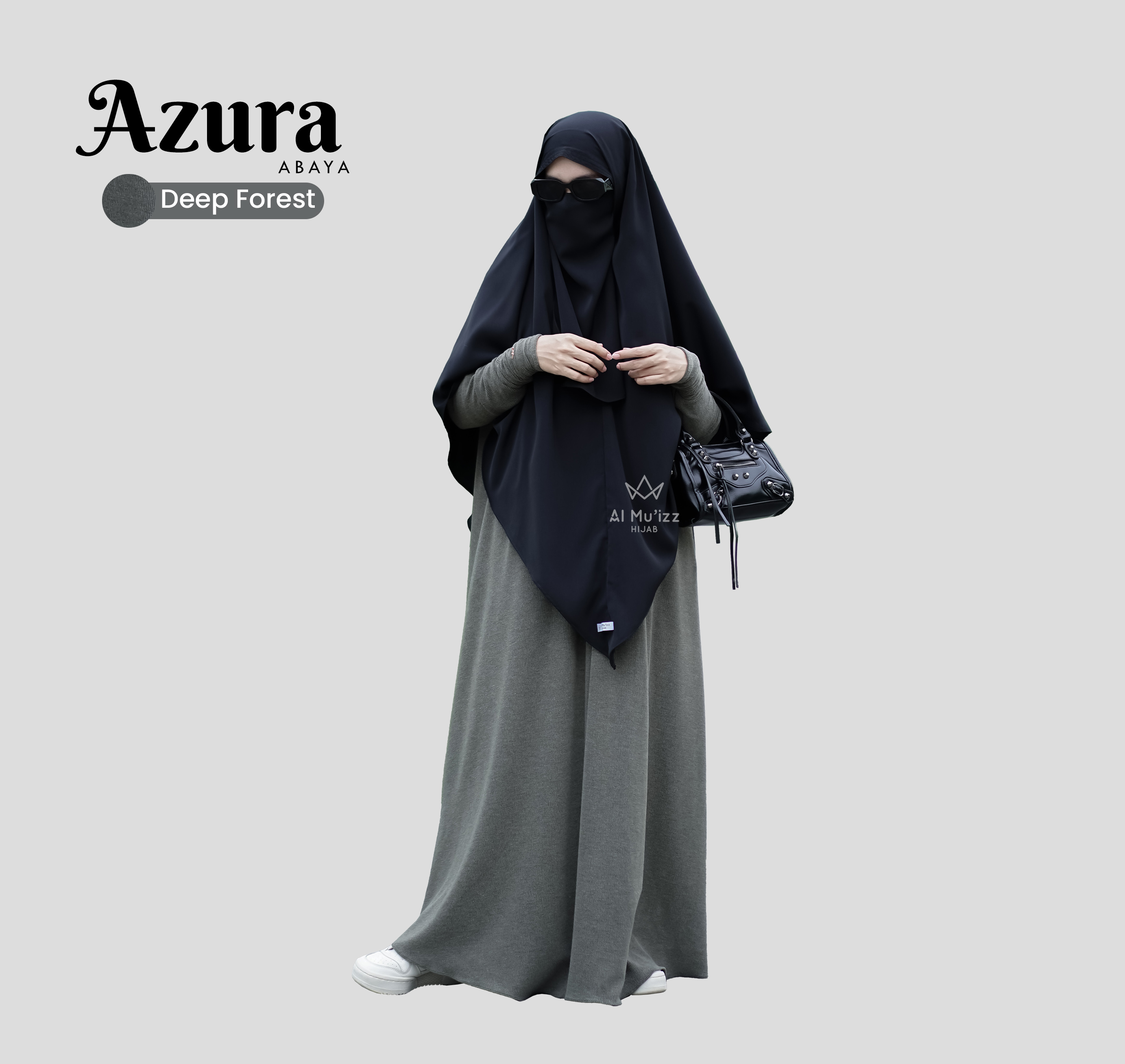 Hijab Almuizz - Azura Abaya knit Casual (Abaya Only)