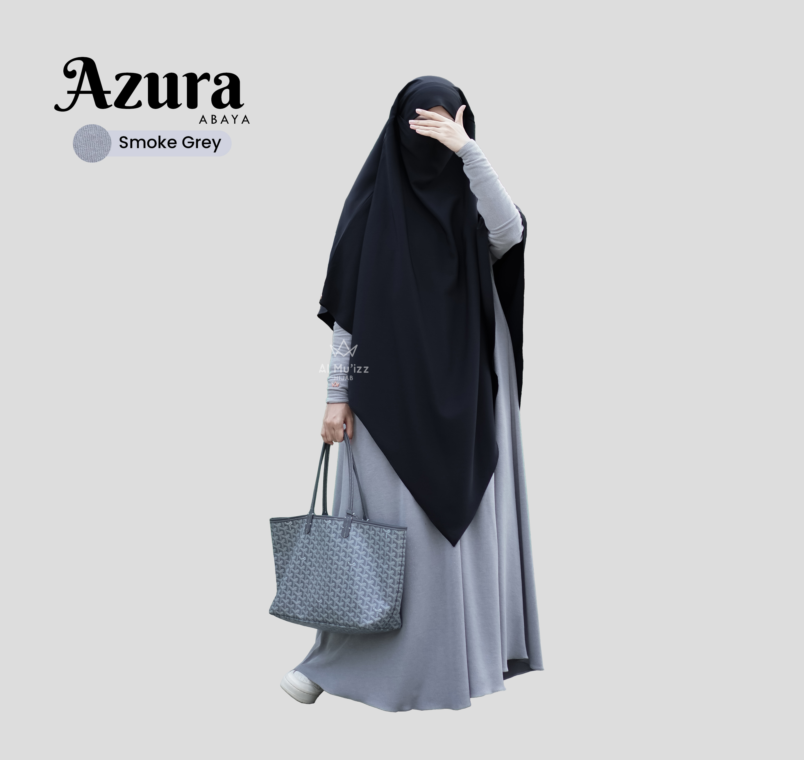 Hijab Almuizz - Azura Abaya knit Casual (Abaya Only)