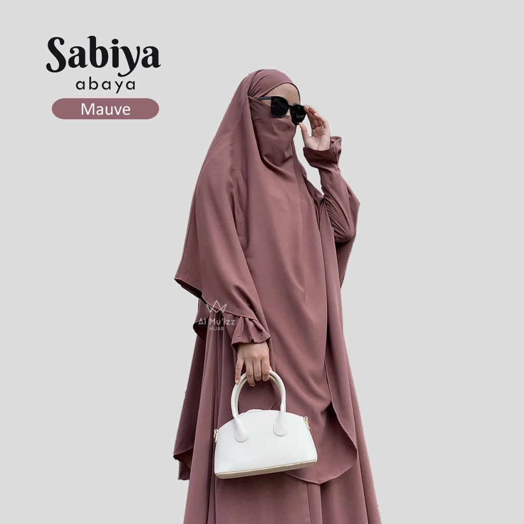 Hijab Almuizz - Sabiya French Khimar Nonped Hijab Instan Syari