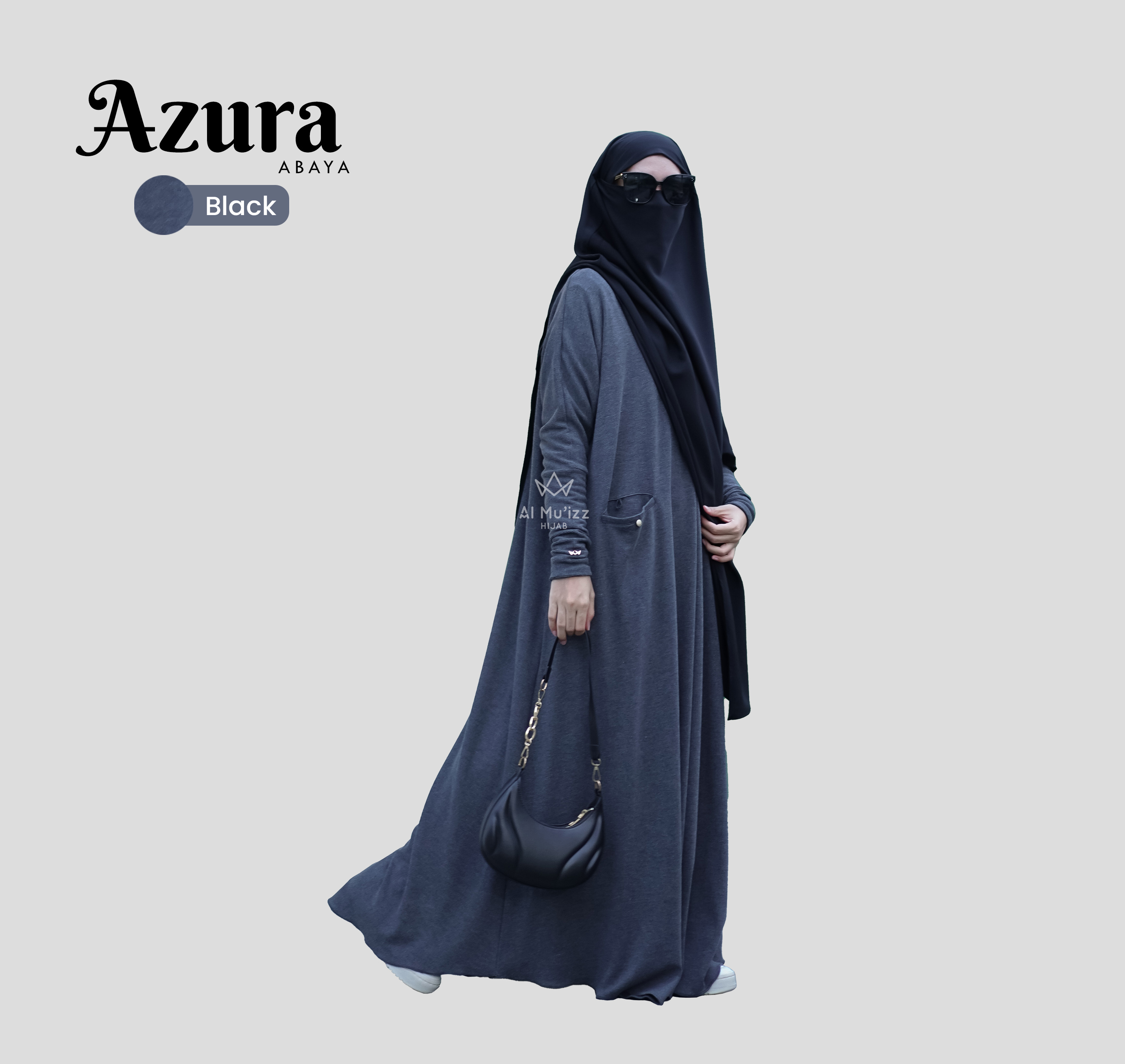 Hijab Almuizz - Azura Abaya knit Casual (Abaya Only)