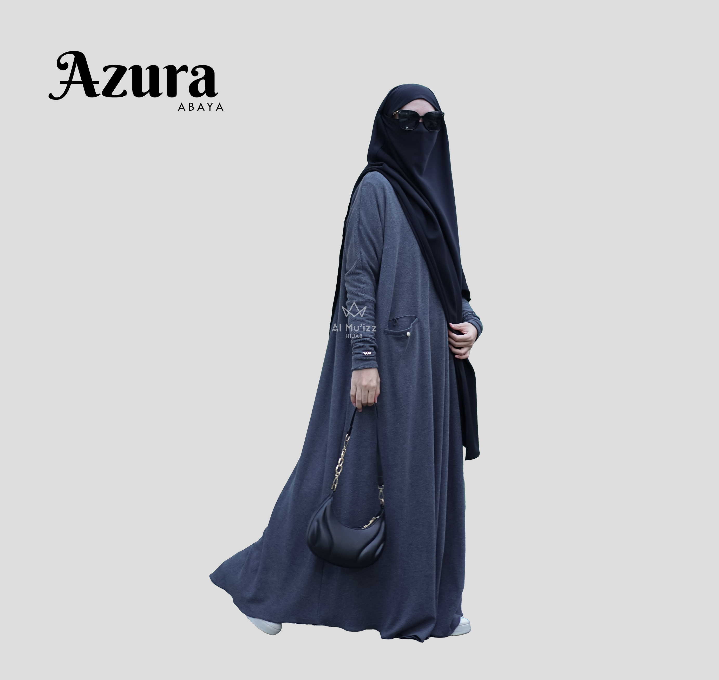 Hijab Almuizz - Azura Abaya knit Casual (Abaya Only)