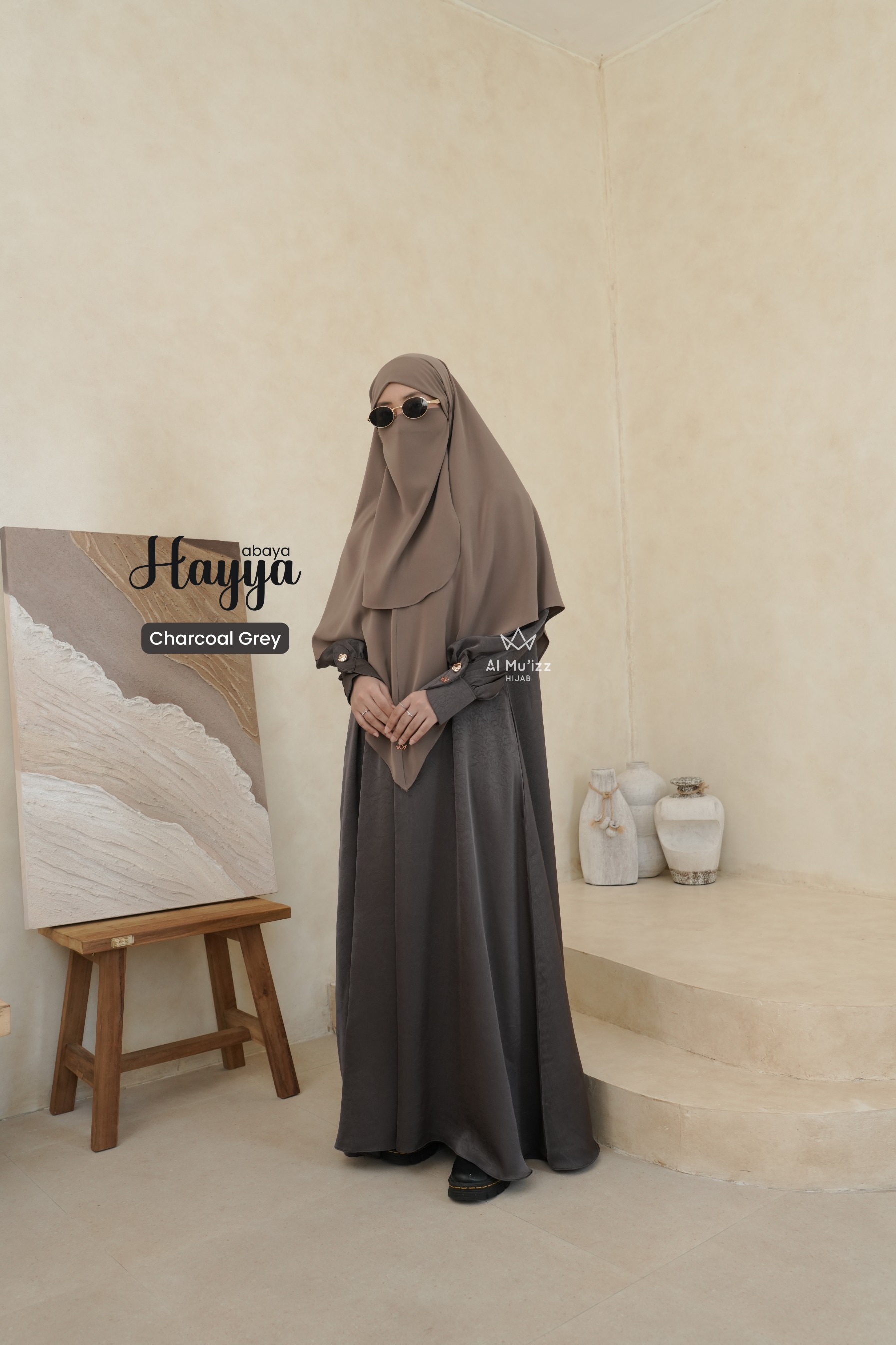 Hayya Abaya Cupro Silk Premium PO (Abaya Only)