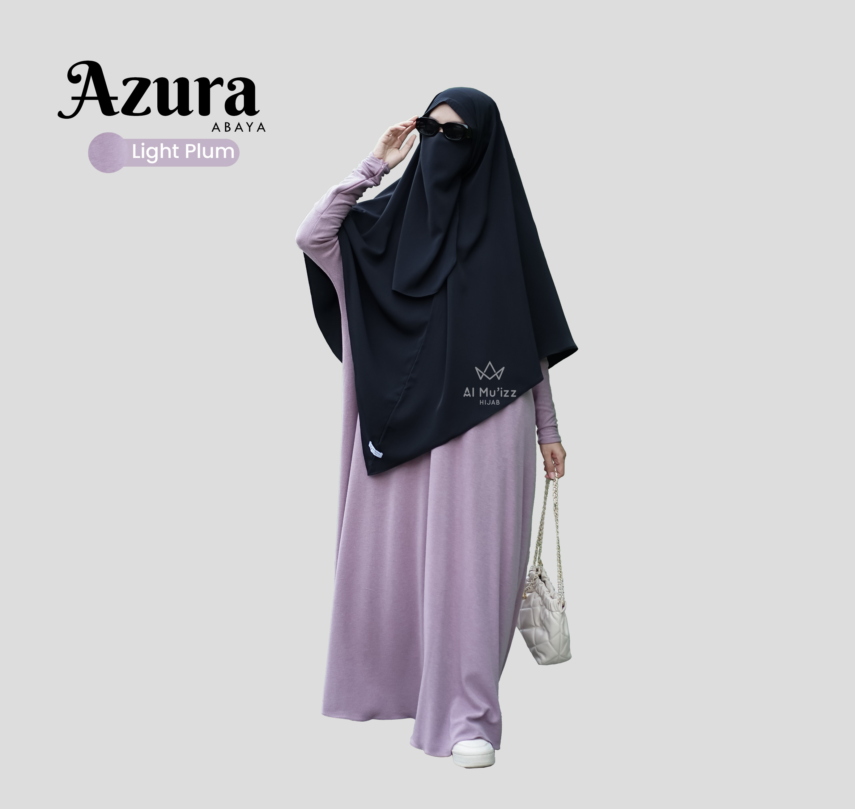 Hijab Almuizz - Azura Abaya knit Casual (Abaya Only)