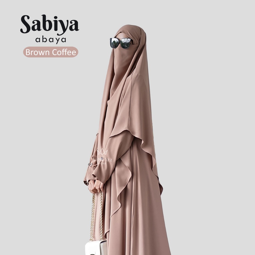 Hijab Almuizz - Sabiya French Khimar Nonped Hijab Instan Syari