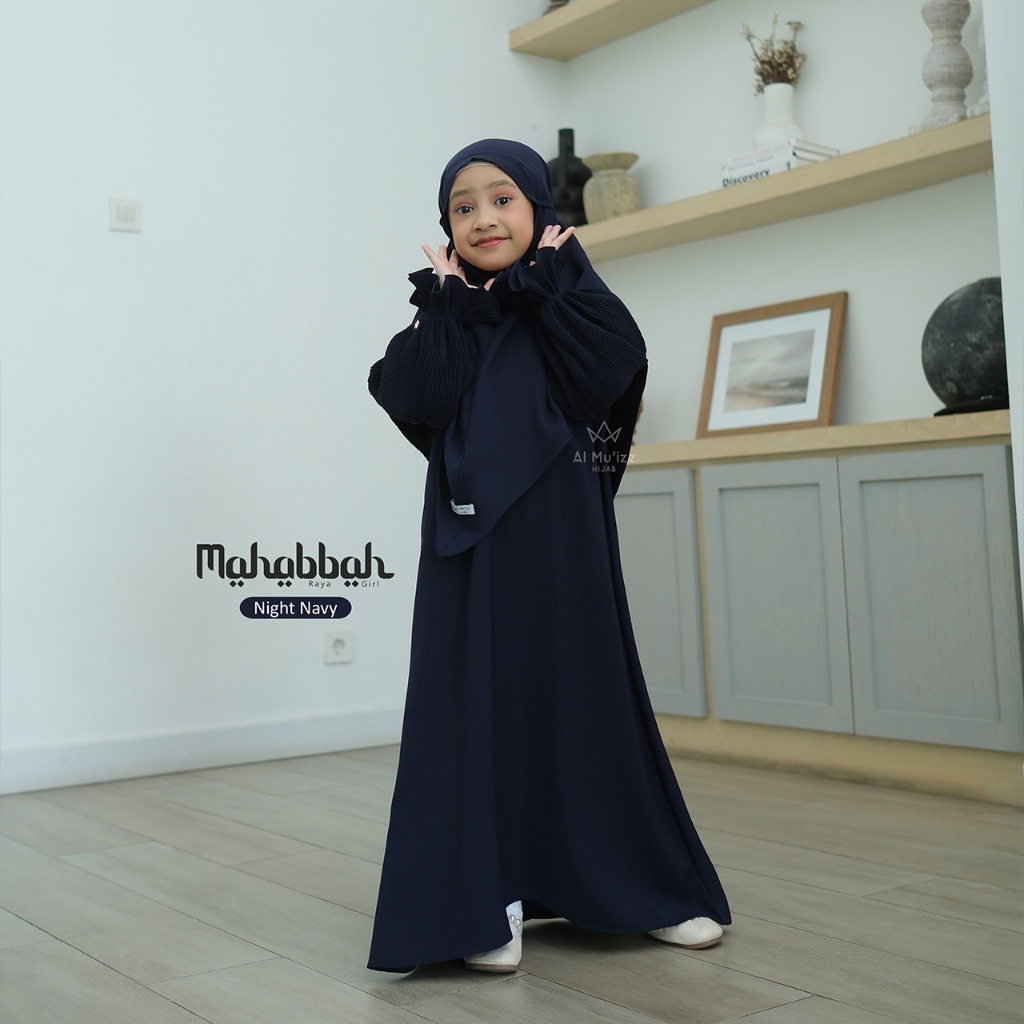 Hijab Almuizz - Mahabbah Girl Set & Abaya Only