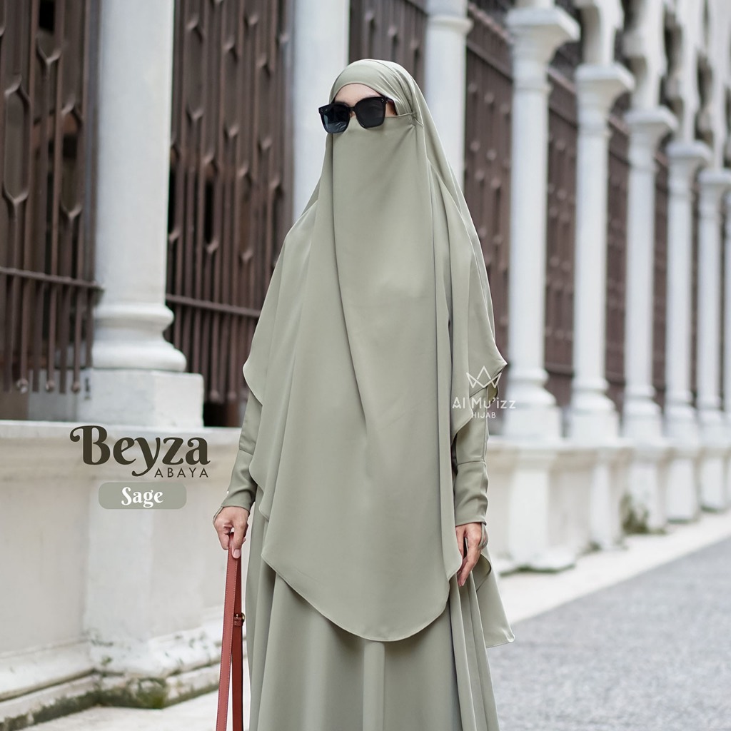 Hijab Almuizz - Beyza French Khimar Nonped Hijab Instan Syari