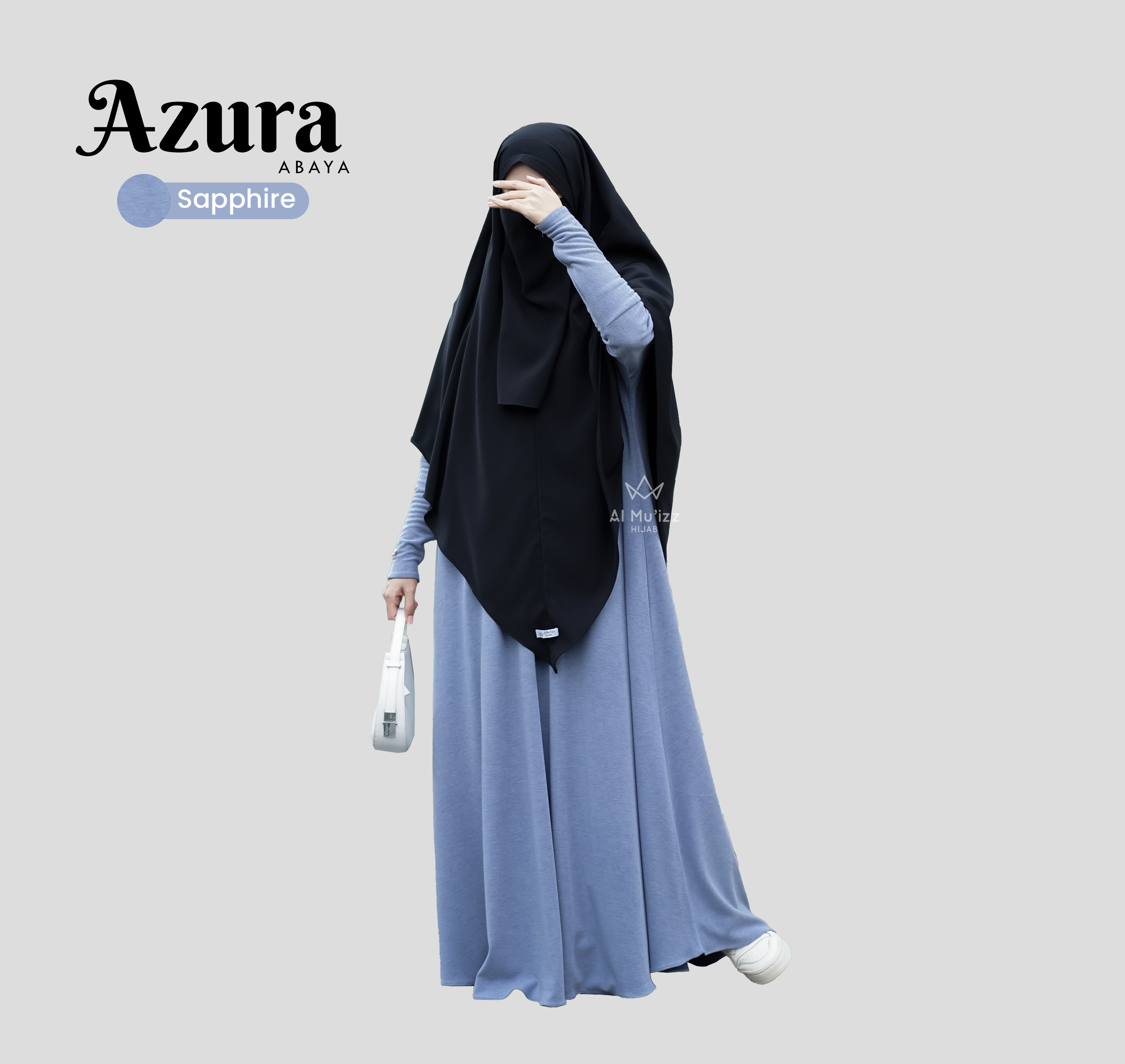 Hijab Almuizz - Azura Abaya knit Casual (Abaya Only)