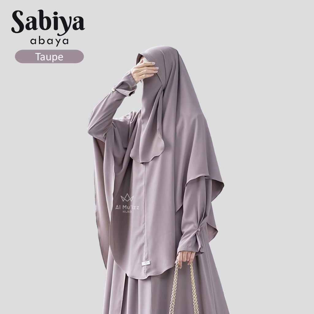 Hijab Almuizz - Sabiya French Khimar Nonped Hijab Instan Syari