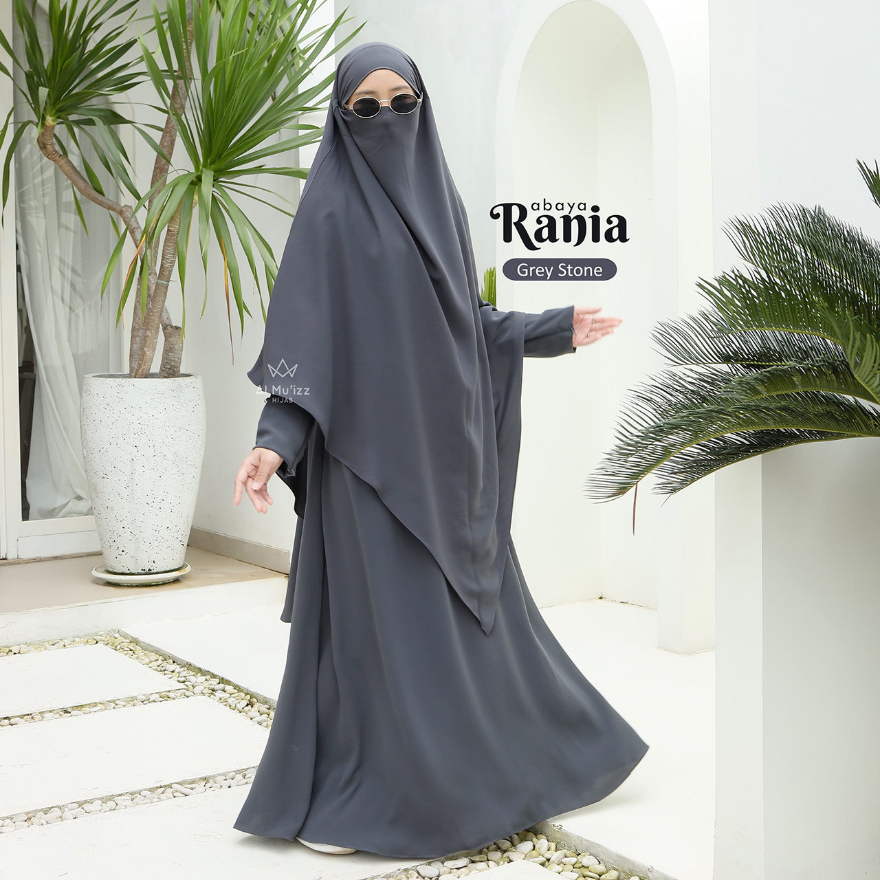 Rania Abaya Dress Gamis Anti UV UPF 50 ++ Certified Lebaran 2026 (Abaya Only)