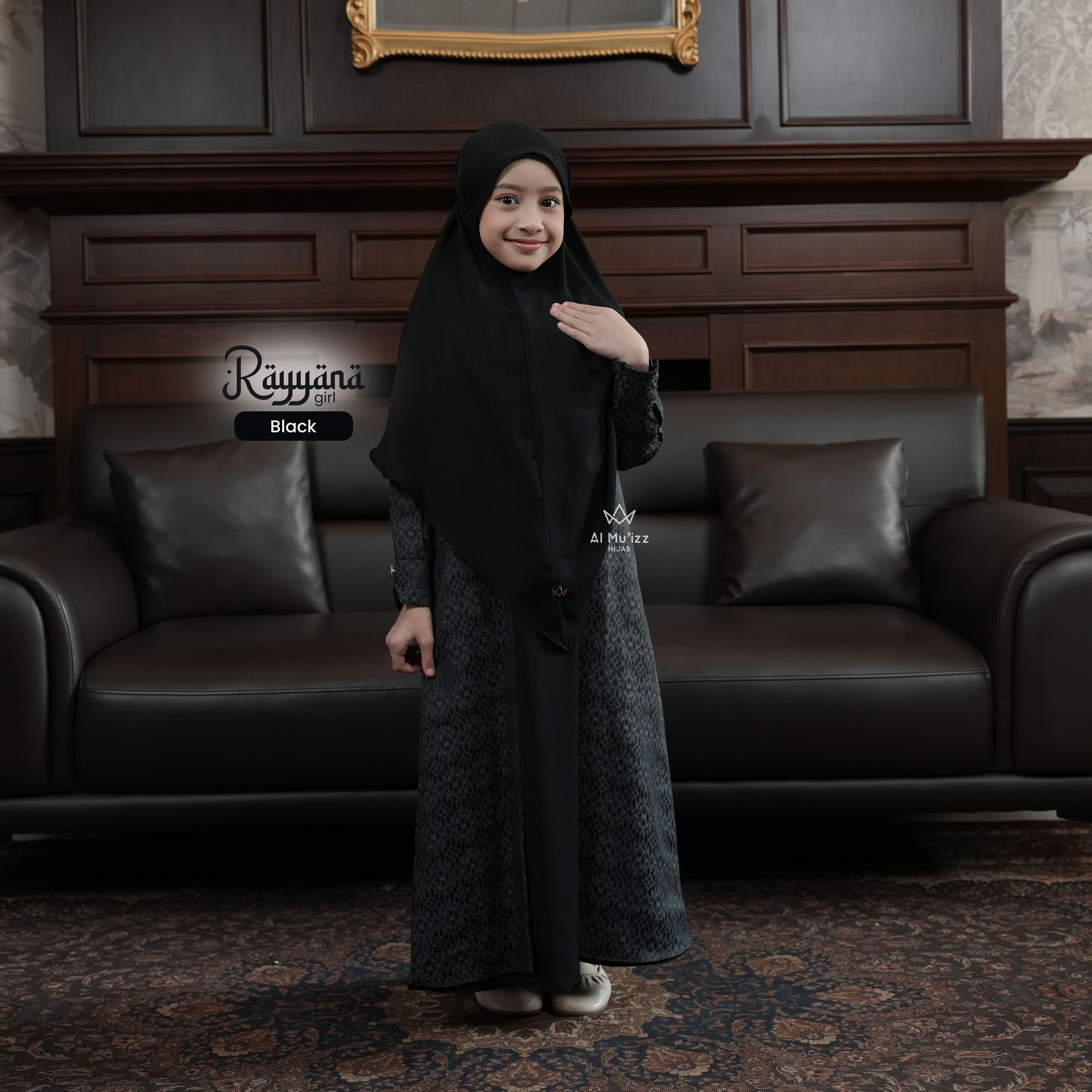 Rayyana Girl SET (Abaya Kids + Khimar Kids) PO