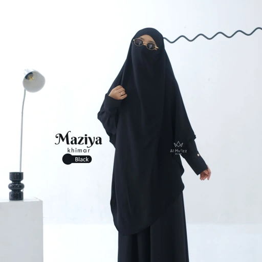 Image of [BLACK SERIES] Maziya Khimar (French Khimar Only) PO
