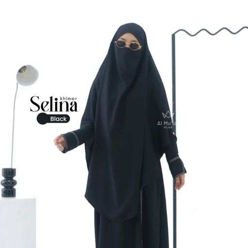 Image of [BLACK SERIES] Selina Khimar (French Khimar Only) PO
