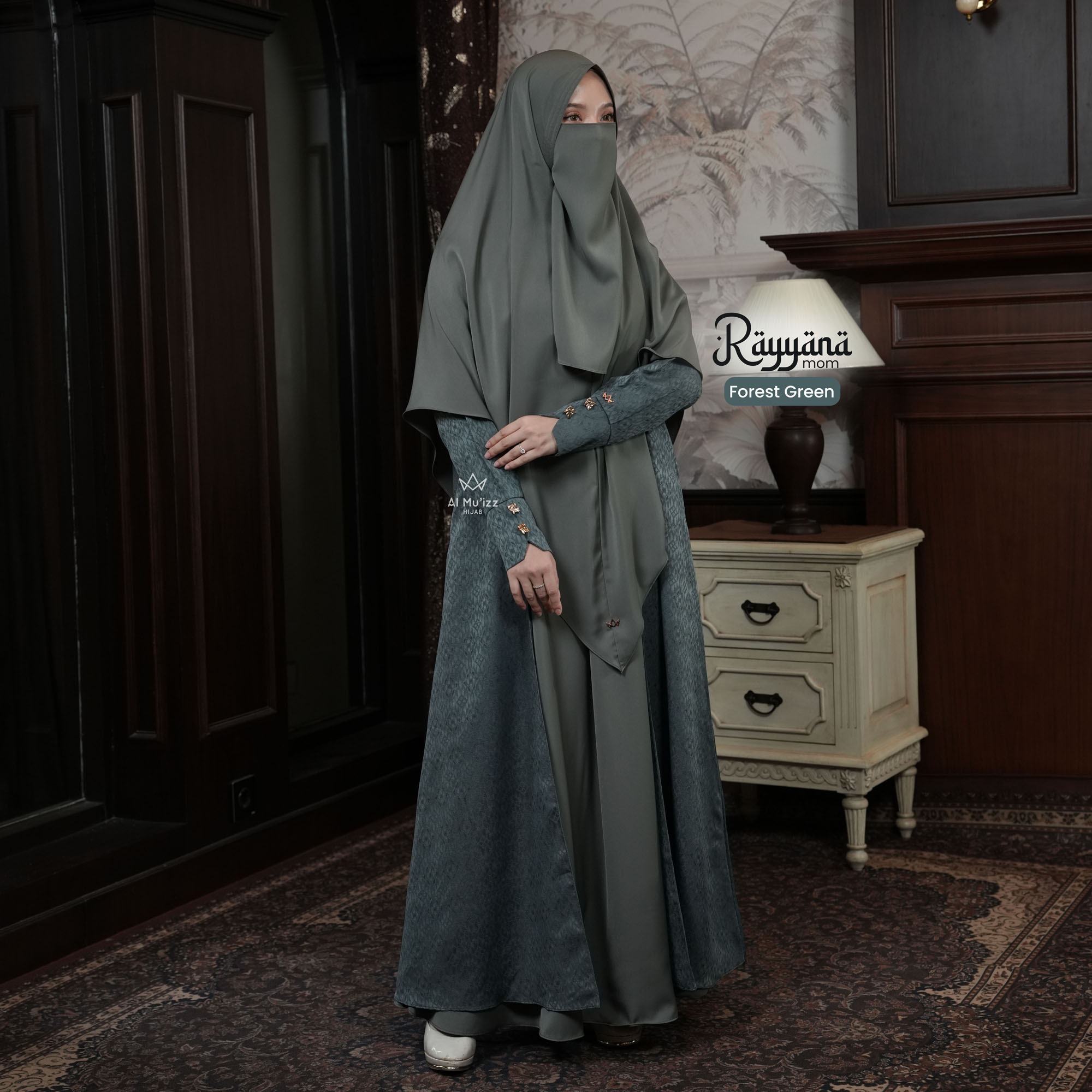Rayyana Mom SET (Abaya + FK / Nonped / Bandana) PO