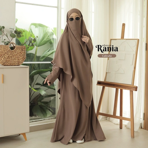 Image of Rania Abaya Gamis Kain Zura Anti UV UPF 50++ Certified Lebaran 2026 (Abaya Only)
