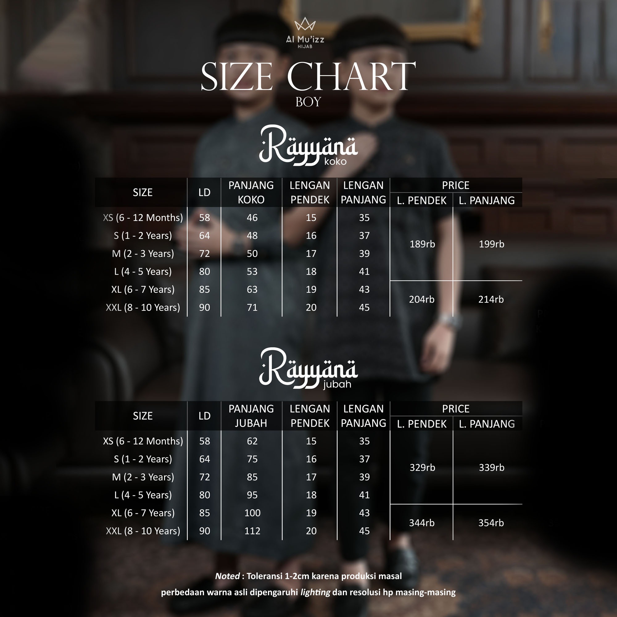 Rayyana Boy (Koko Kids / Jubah Kids) PO