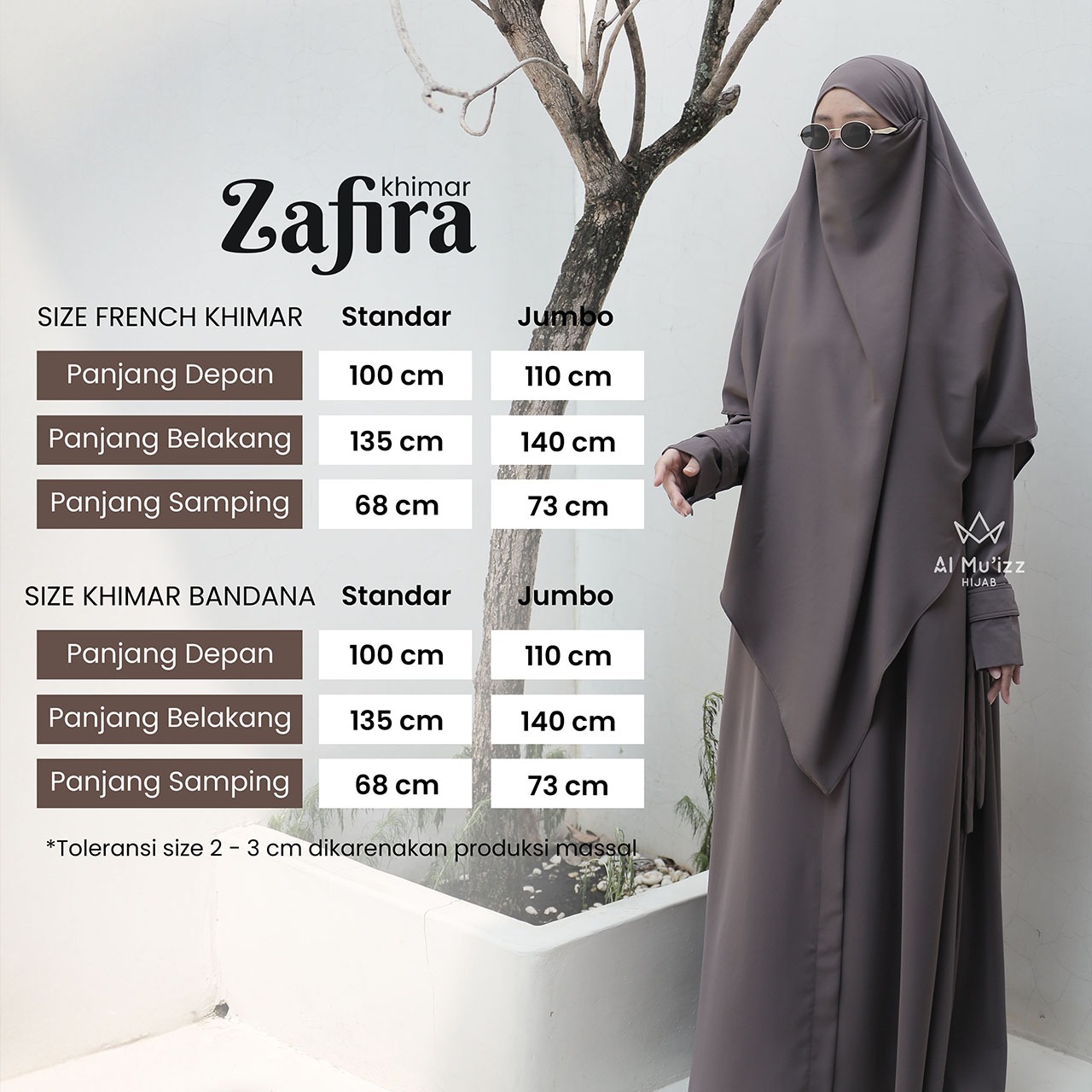 Zafira Abaya SET (Abaya + Khimar) PO