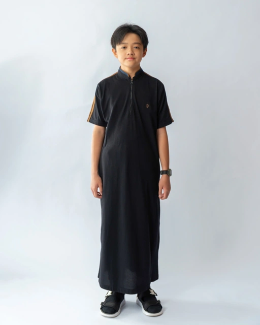 Image of Makhtab Thawb Iffat List Brown Kids