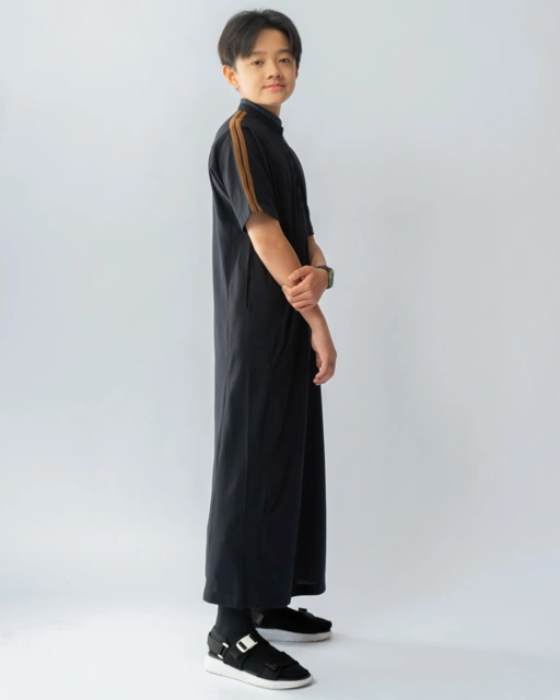 Image of Makhtab Thawb Iffat List Brown Kids