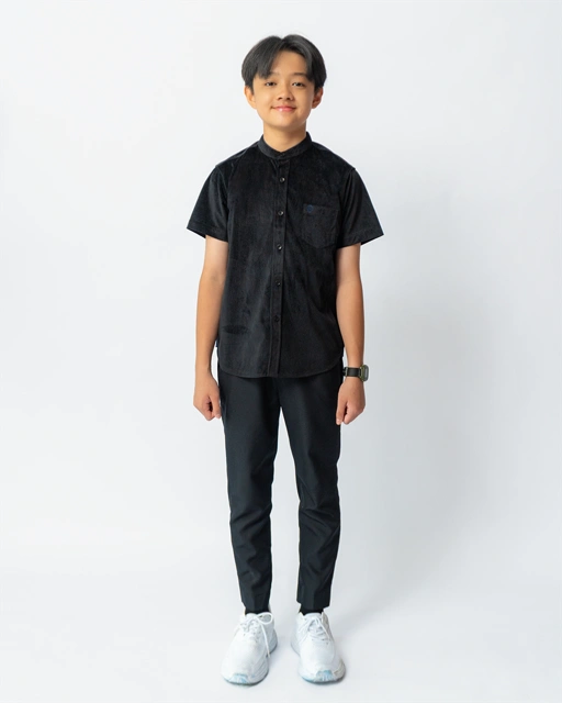 Image of Makhtab Dhurma Shirt Black Kids