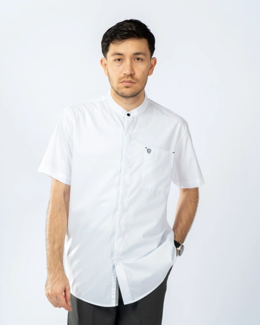 Image of Makhtab Tahir Shirt White