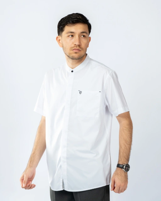 Image of Makhtab Tahir Shirt White