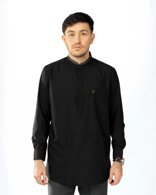 Image of Makhtab Kurta Turhal LPA Black