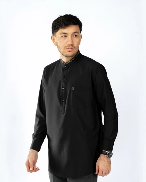 Image of Makhtab Kurta Turhal LPA Black
