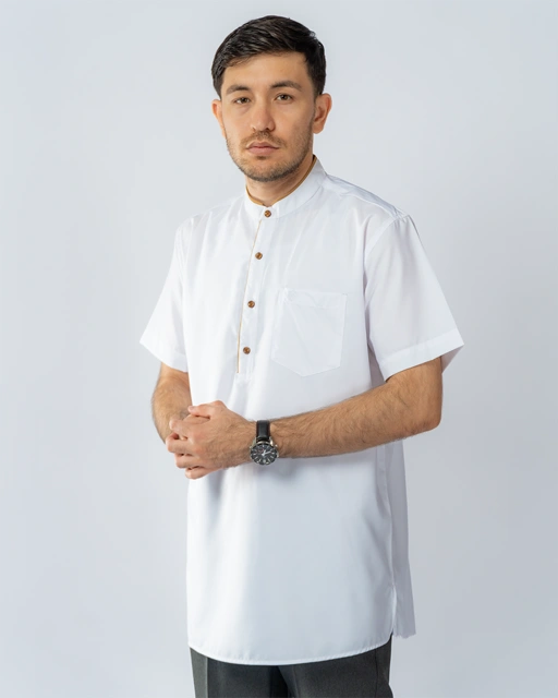 Image of Makhtab Kurta Fa'az White