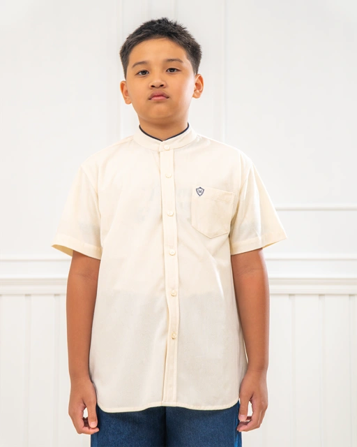 Image of Makhtab Dhurma Shirt Beige Kids