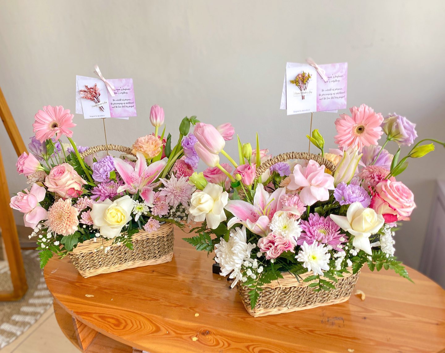 Monica Flowers Basket