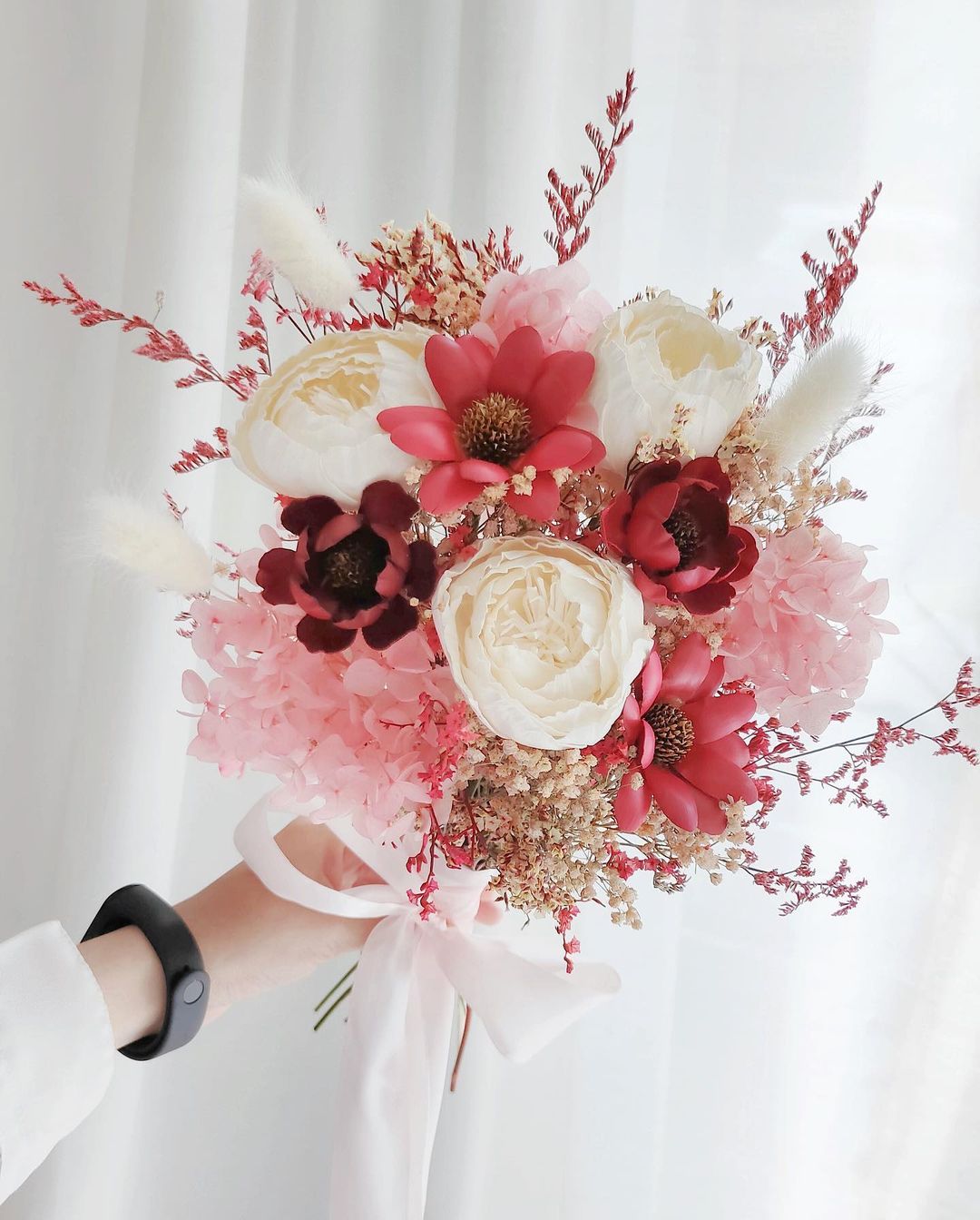 Hailey Dried Wedding Bouquet