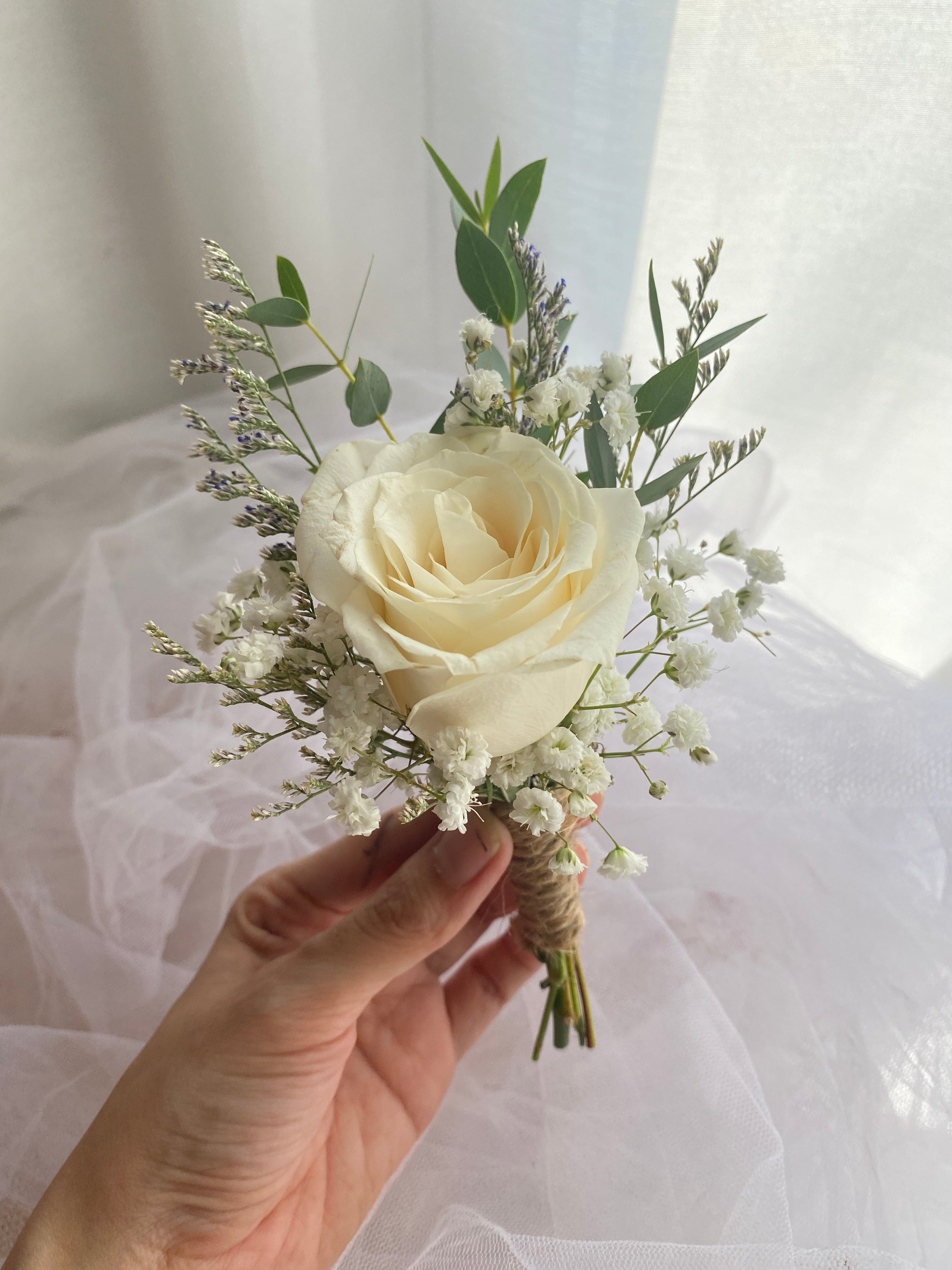 Rosca Corsage Groom