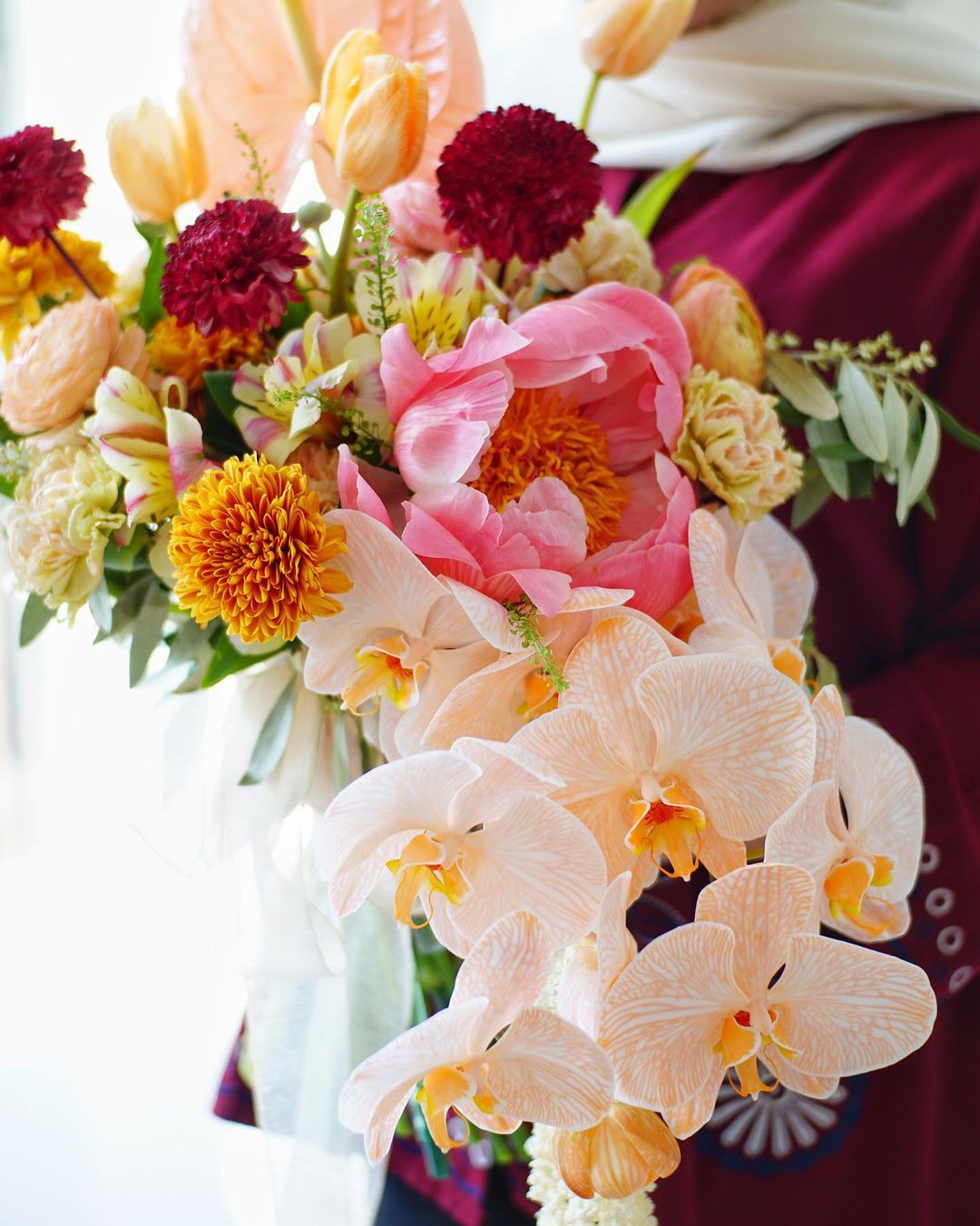 Zalina Cascade Wedding Bouquet
