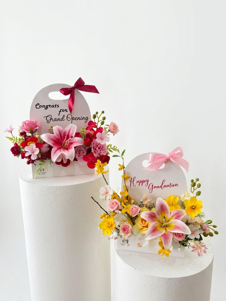 Posy Artificial Flower Box