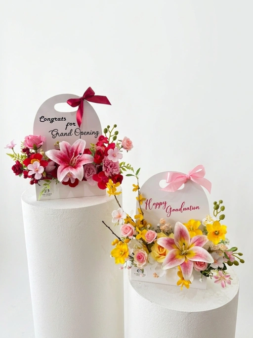 Image of Posy Artificial Flower Box