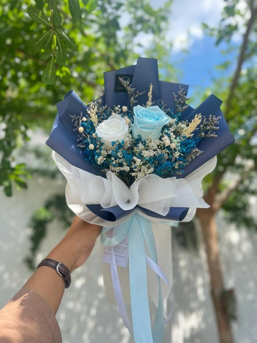 Image of Donna Preserved Rose Bouquet 