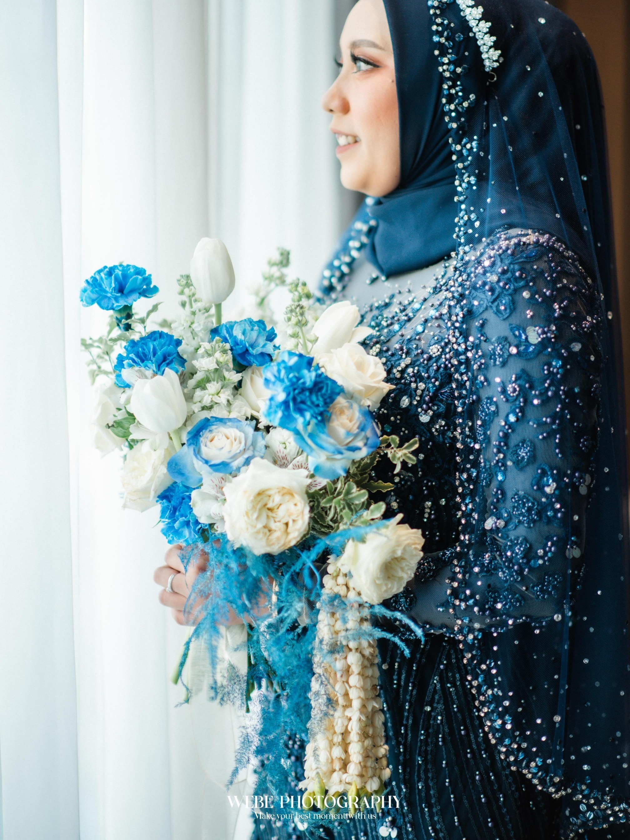 Zalina Cascade Wedding Bouquet