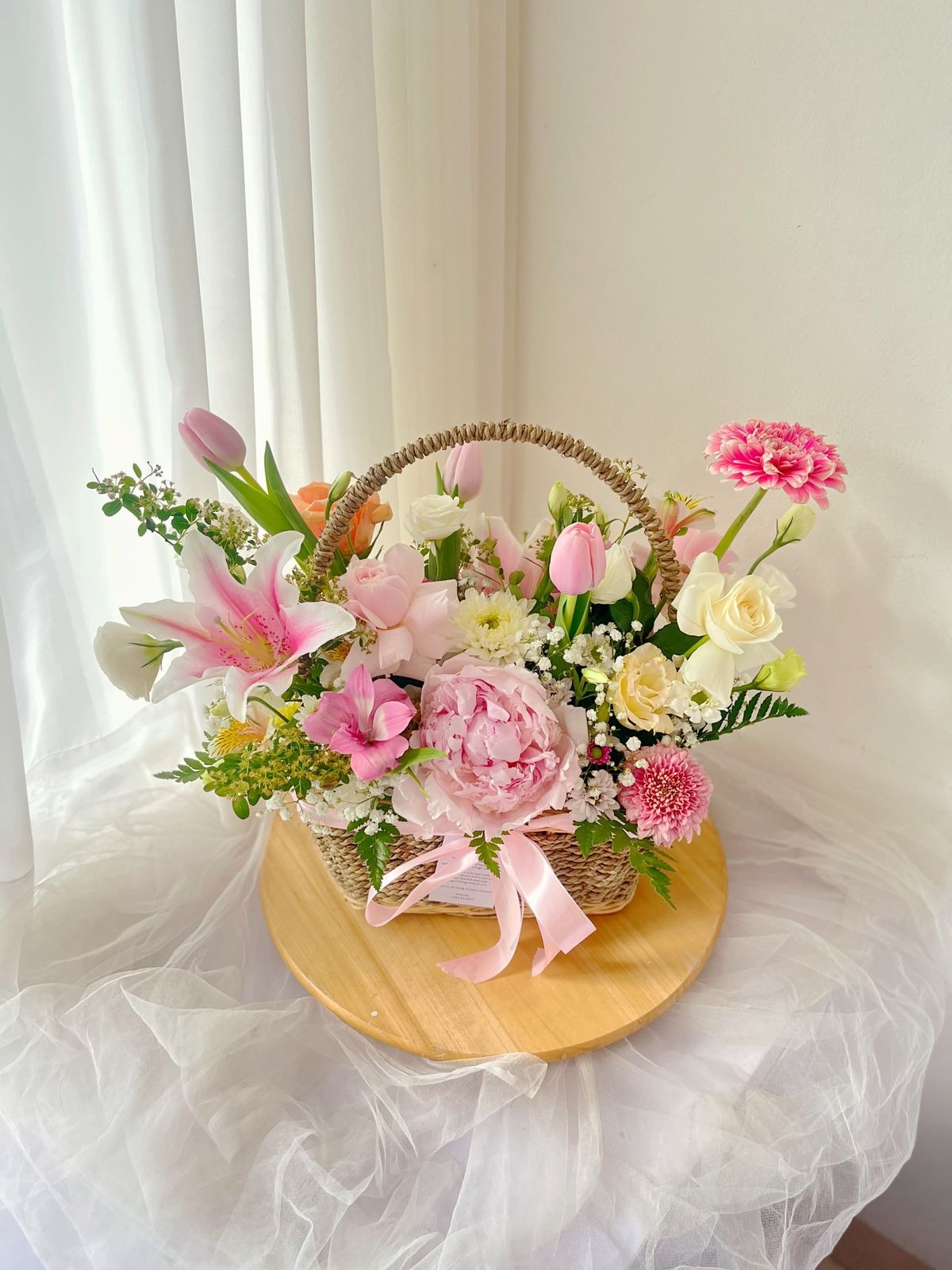 Monica Flowers Basket