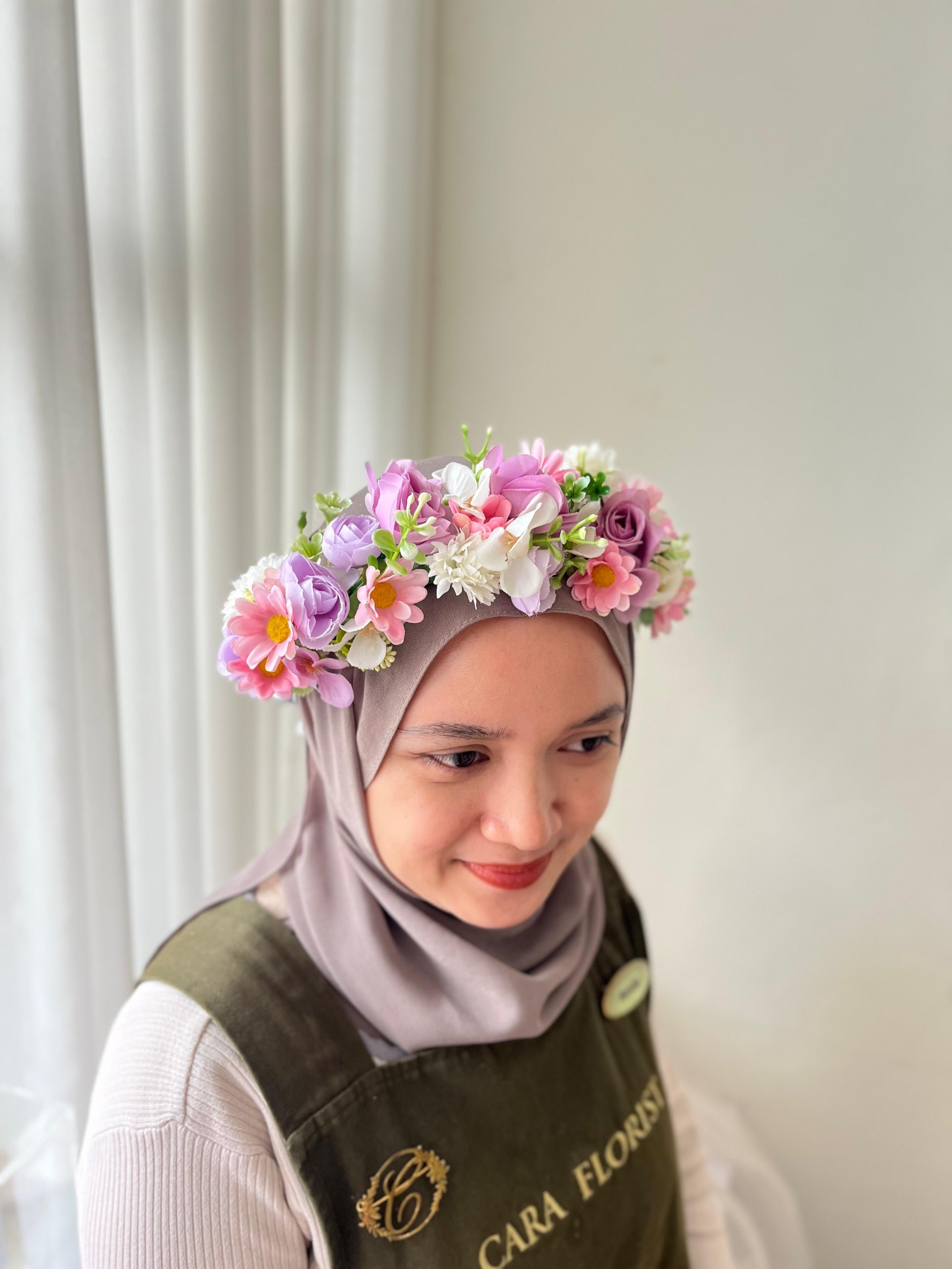 Artificial Flower Headpiece