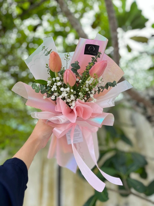 Image of Orenji Tulip Bouquet