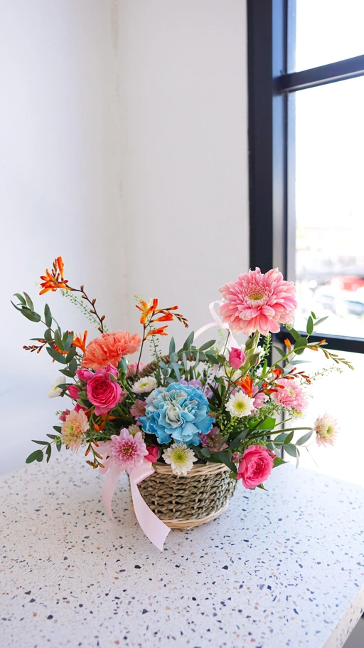 Image of Laras Flowers Basket