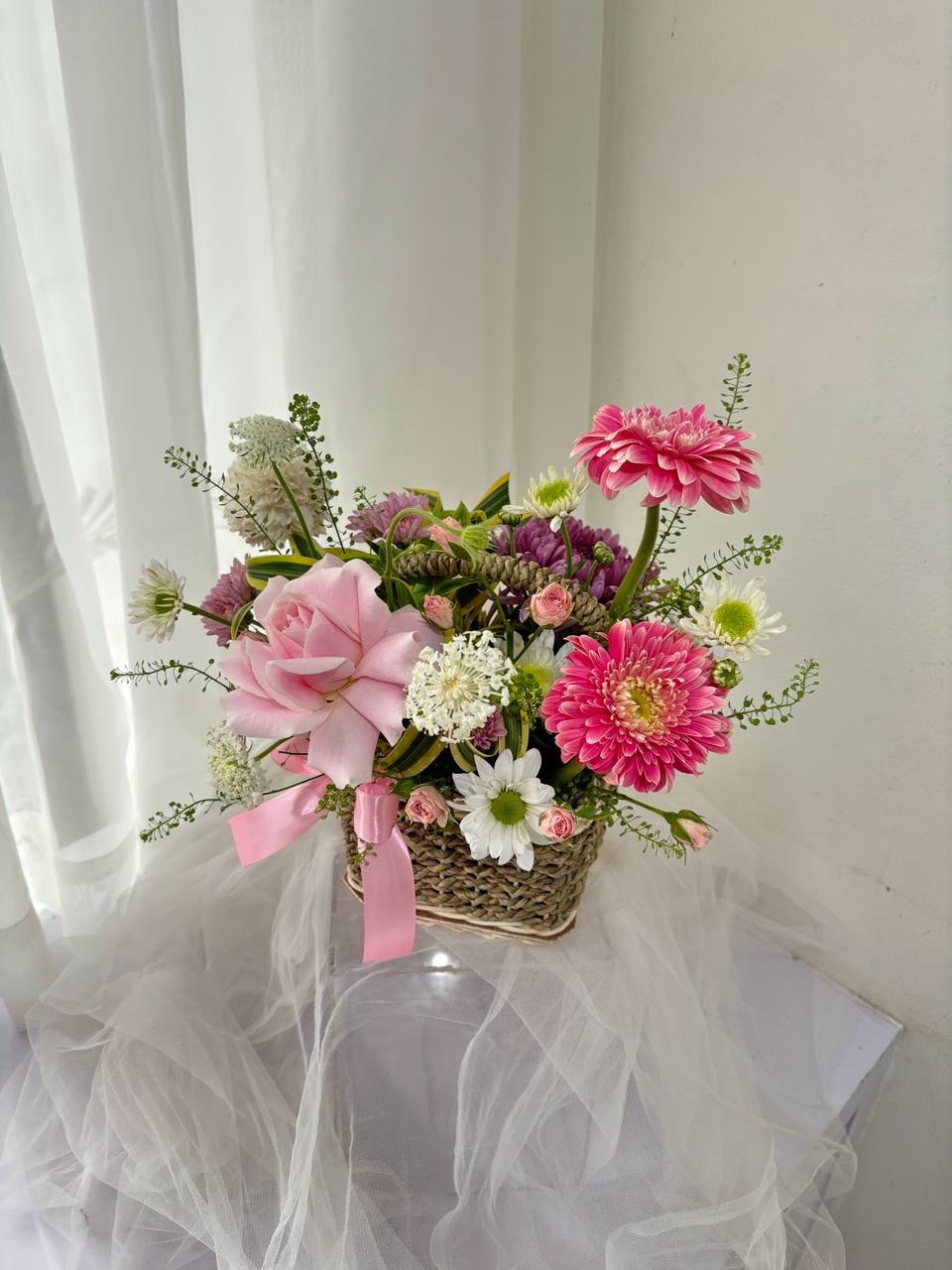 Patricia Flowers Basket