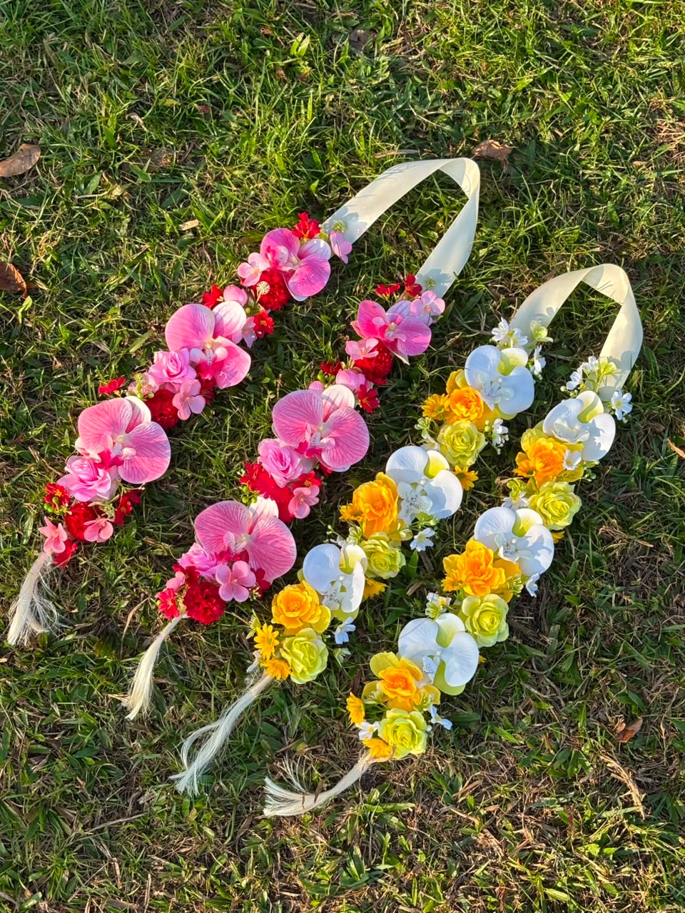 Missy Artificial Flower Sash